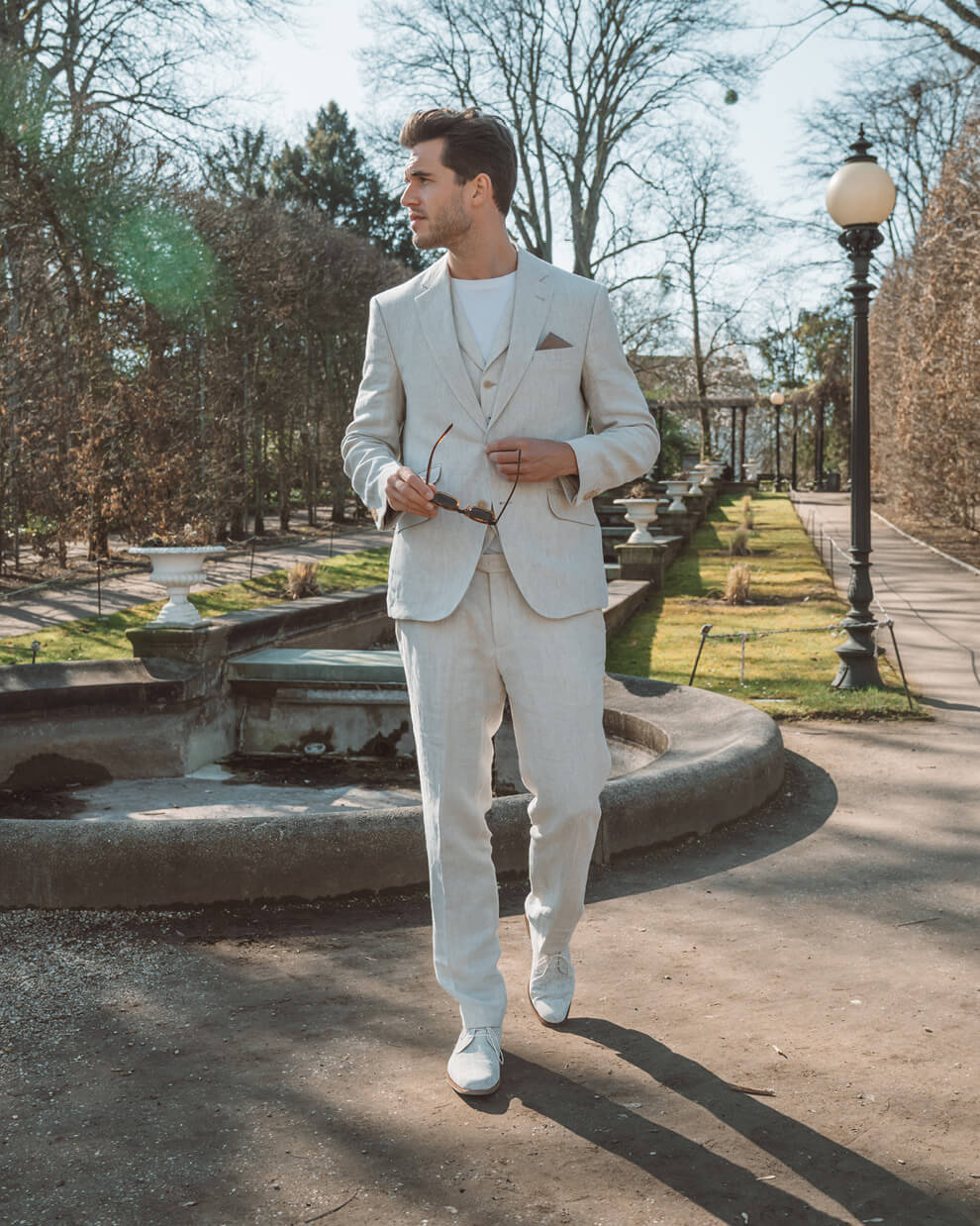Elegante braune Anzugschuhe